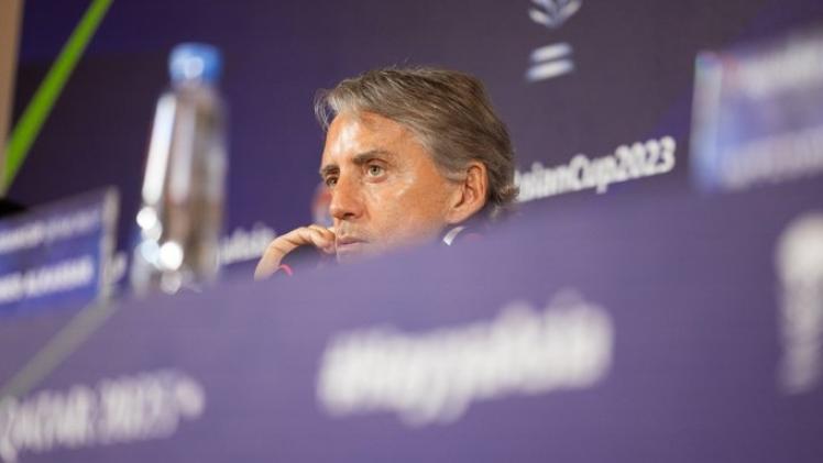 الإيطالي روبرتو مانشيني مدرب المنتخب السعودي