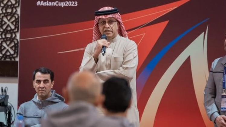 سعادة الشيخ سلمان بن إبراهيم آل خليفة رئيس الاتحاد الآسيوي