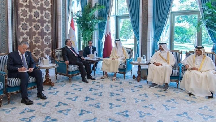 جانب من جلسة المباحثات