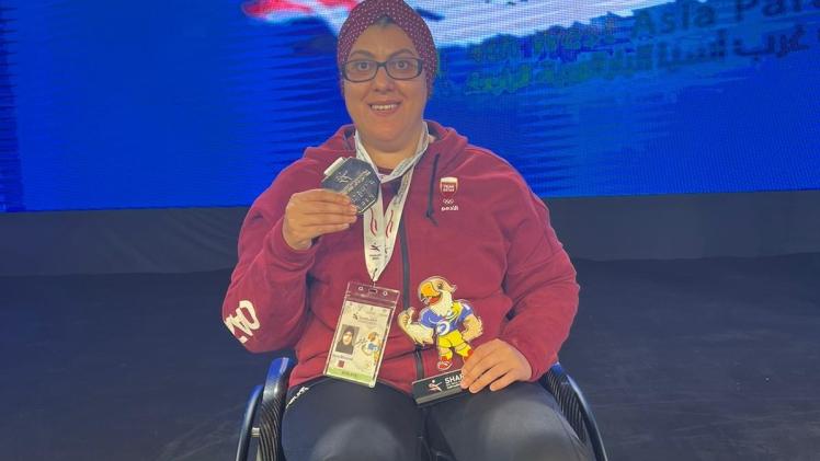 اللاعبة سارة مسعود