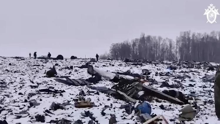 حطام الطائرة الروسية المنكوبة