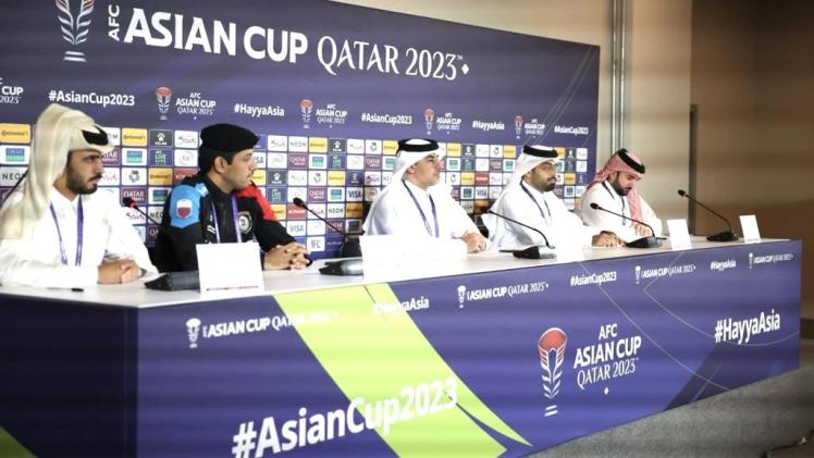 جانب من المؤتمر الصحفي