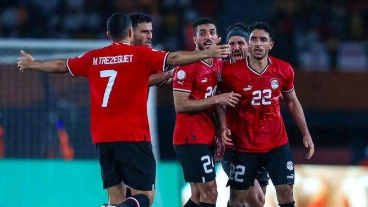 لاعبو منتخب مصر