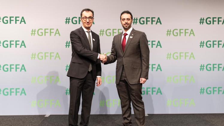 جانب من المشاركة القطرية بالمنتدى