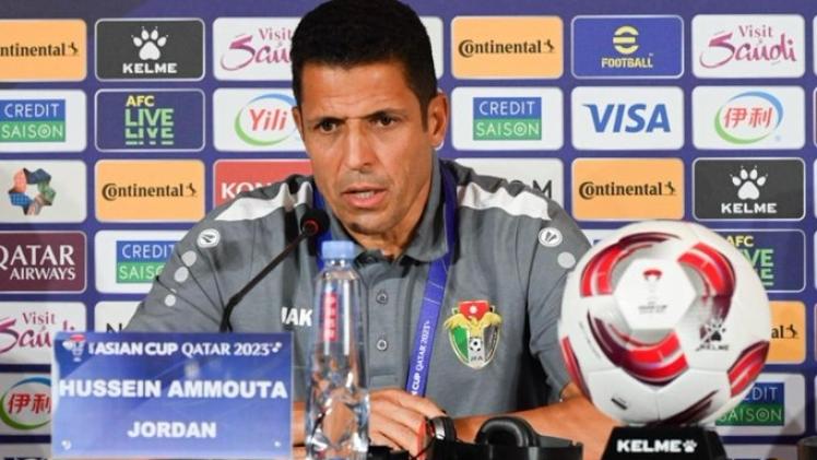 المغربي حسين عموتة مدرب المنتخب الأردني