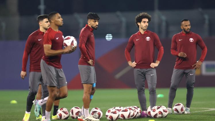 من تدريبات منتخبنا الوطني