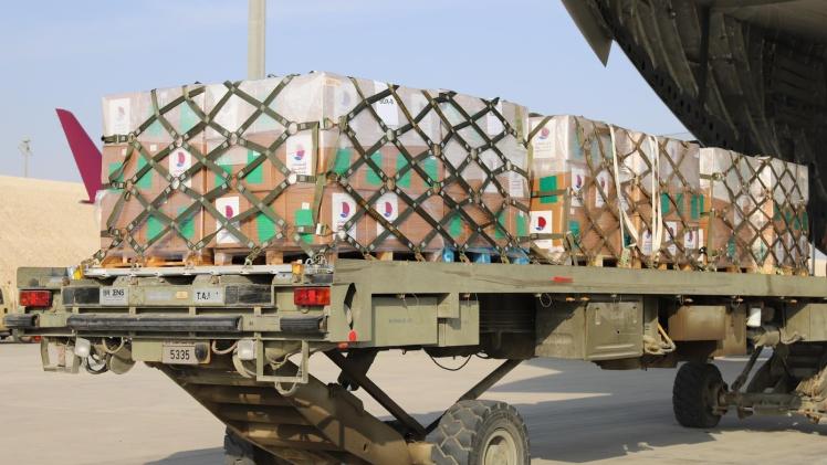 المساعدات القطرية "صورة أرشيفية"