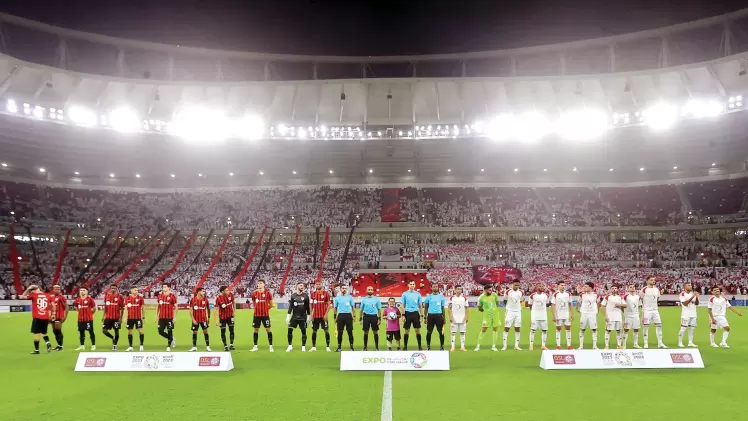 مباراة سابقة بين العربي والريان