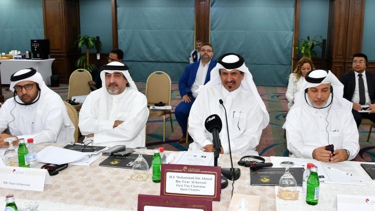 جانب من لقاء الأعمال القطري التركي