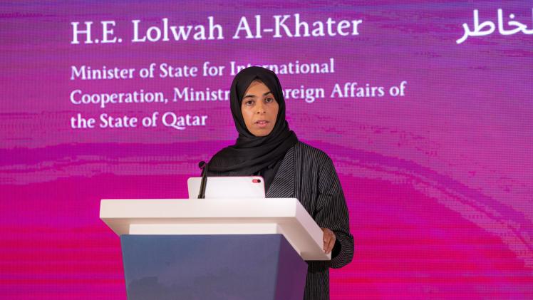 سعادة السيدة لولوة بنت راشد الخاطر وزير الدولة للتعاون الدولي بوزارة الخارجية