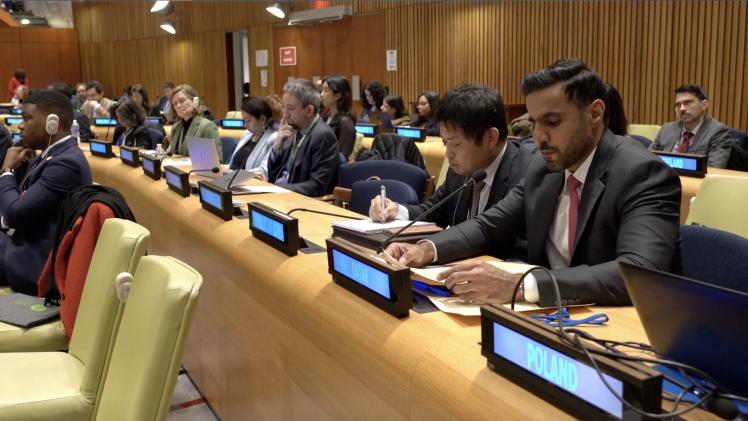 جانب من المشاركة القطرية في المنتدى