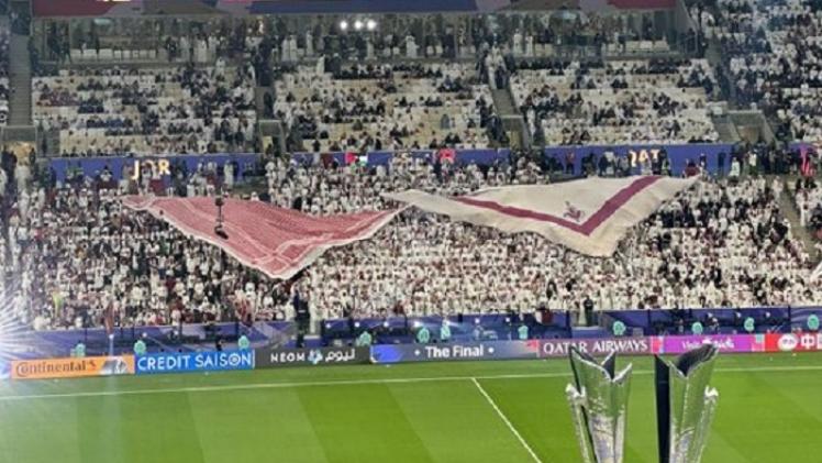 جماهير منتخب قطر قبل مباراة الأردن