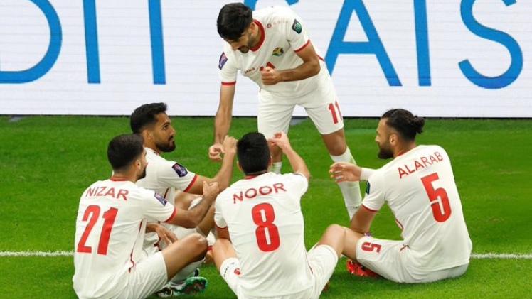 لاعبو منتخب الأردن
