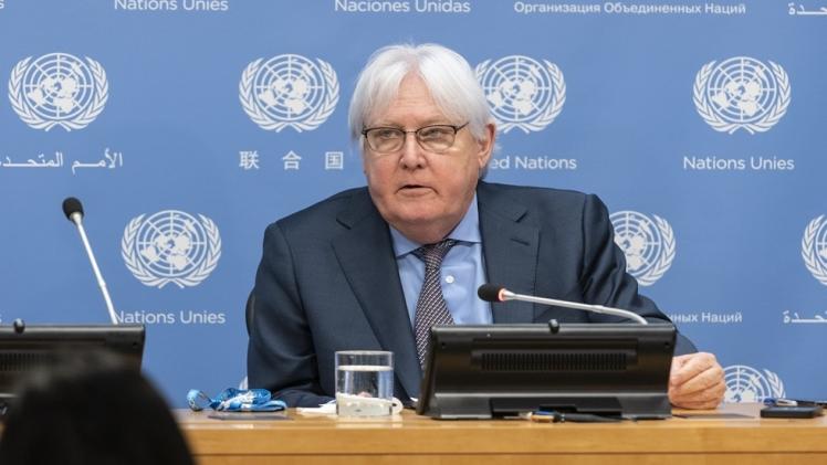 مارتن غريفيث منسق الأمم المتحدة للشؤون الإنسانية