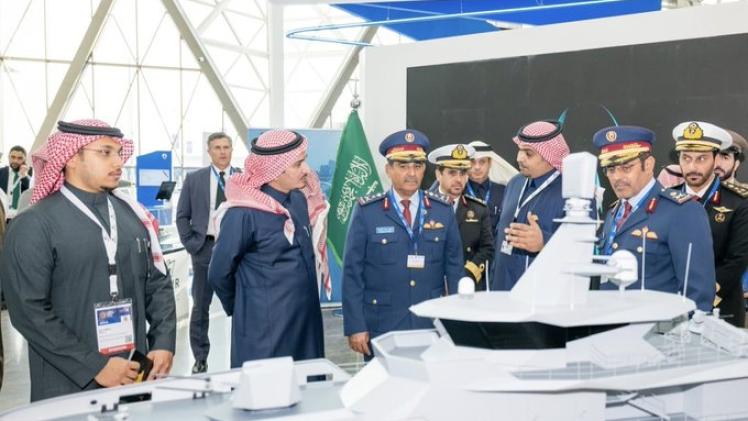 جانب من افتتاح معرض الدفاع العالمي 2024 بالرياض