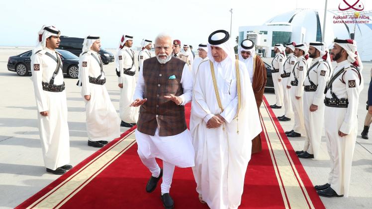 جانب من مراسم المغادرة