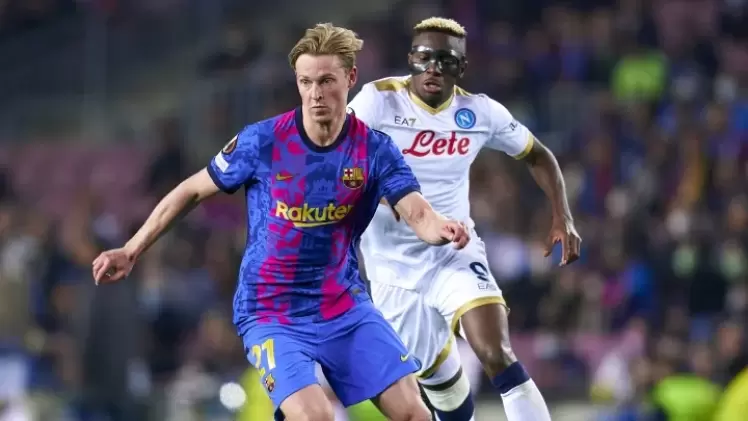 مباراة سابقة بين برشلونة ونابولي