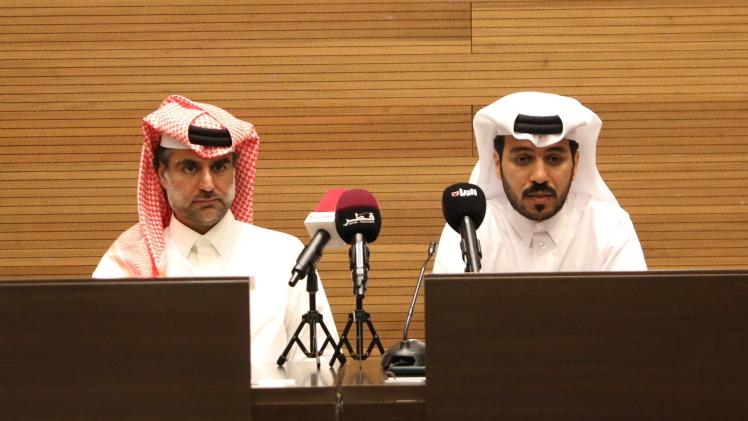 جانب من المؤتمر الصحفي