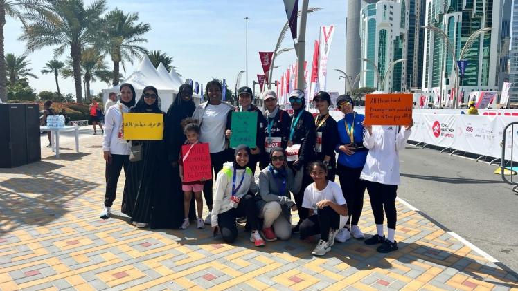 جانب من السباق