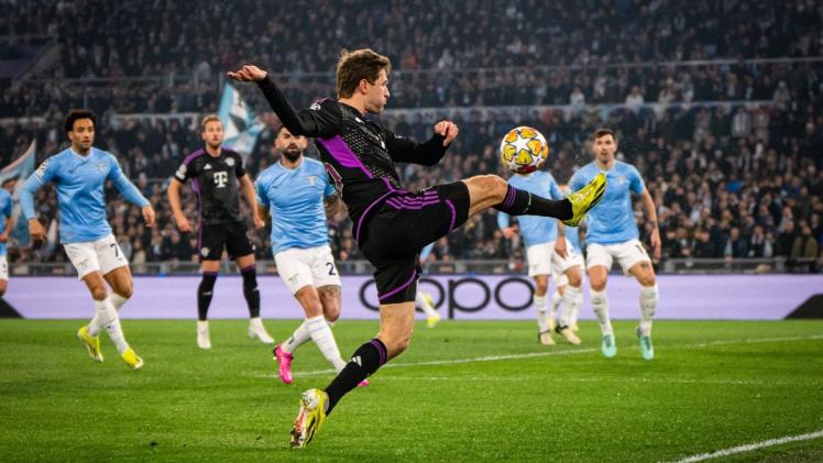 مباراة الذهاب بين بايرن ميونخ ولاتسيو