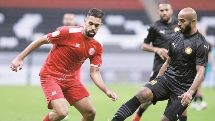 مباراة سابقة بين الشمال وأم صلال