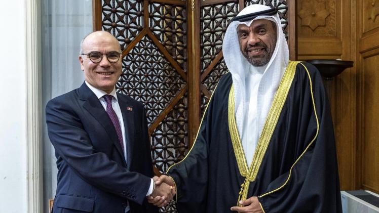 وزيرا خارجية الكويت وتونس