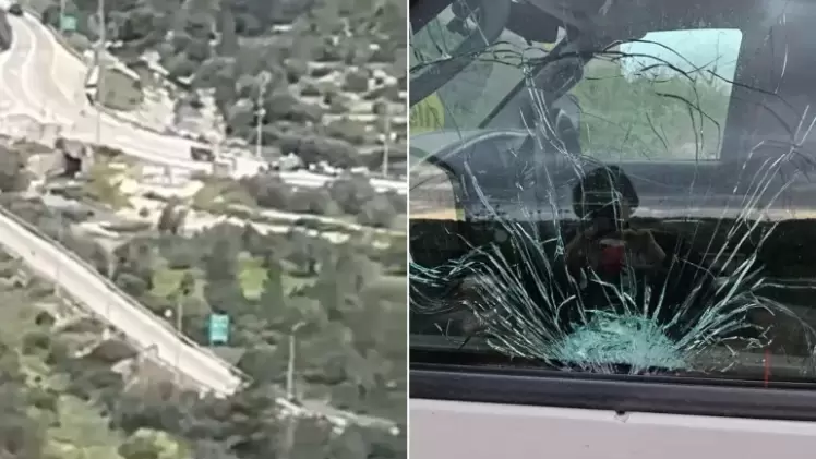 آثار الاشتباكات بين الشهيد الفلسطيني وجنود الاحتلال