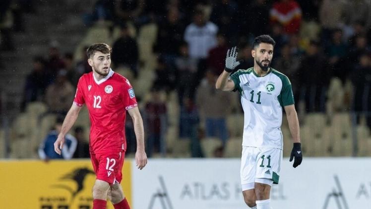 مباراة السعودية وطاجيكستان