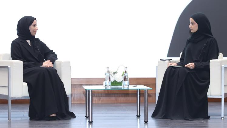 جانب من مشاركة سعادة وزير التعليم في الفعالية