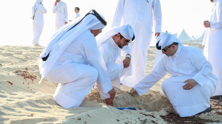 جانب من مشاركة سعادة وزير البيئة في التدشين