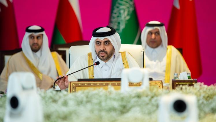 جانب من المشاركة القطرية في الاجتماعات