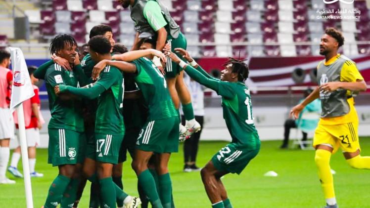 لاعبو المنتخب السعودي الأولمبي