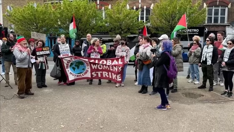 جانب من المظاهرات