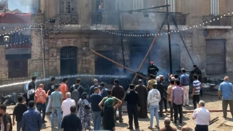 موقع الحريق