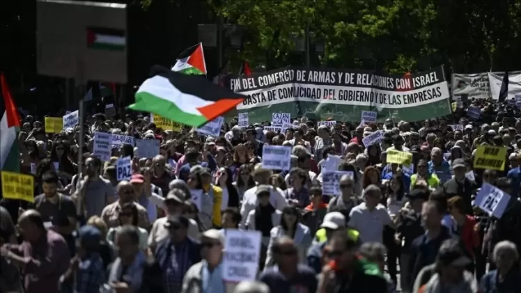 جانب من المظاهرات