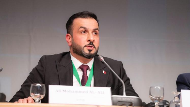 جانب من المشاركة القطرية في المؤتمر