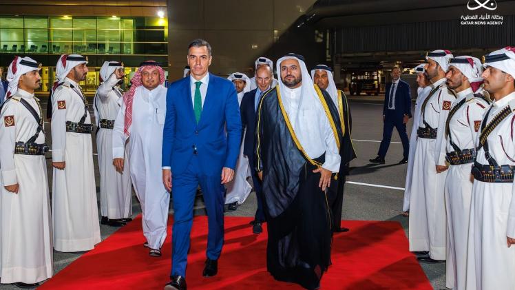 جانب من مراسم المغادرة