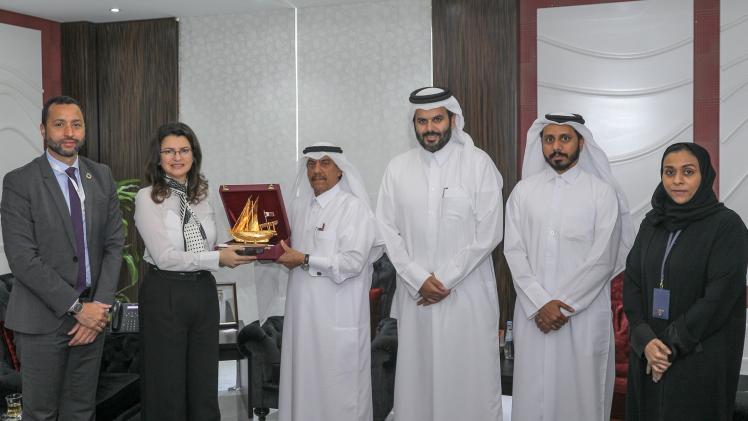 صورة جماعية على هامش الاجتماع