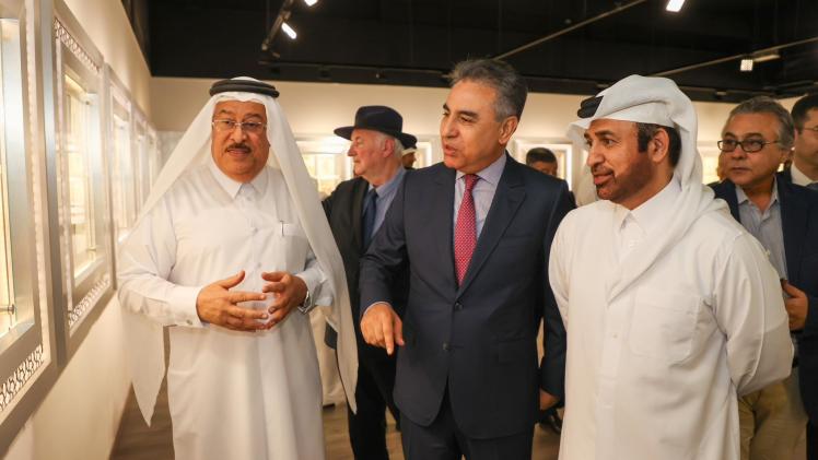 جانب من افتتاح المعرض