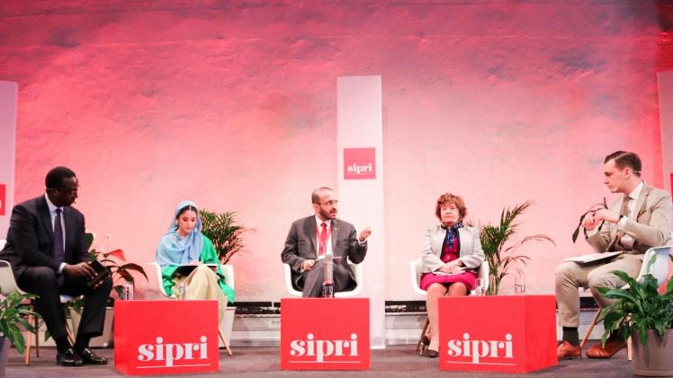 جانب من المشاركة القطرية في المنتدى