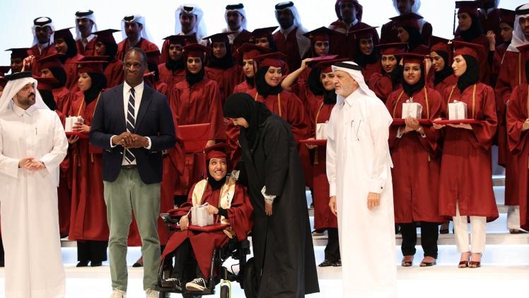 جانب من حفل التخريج