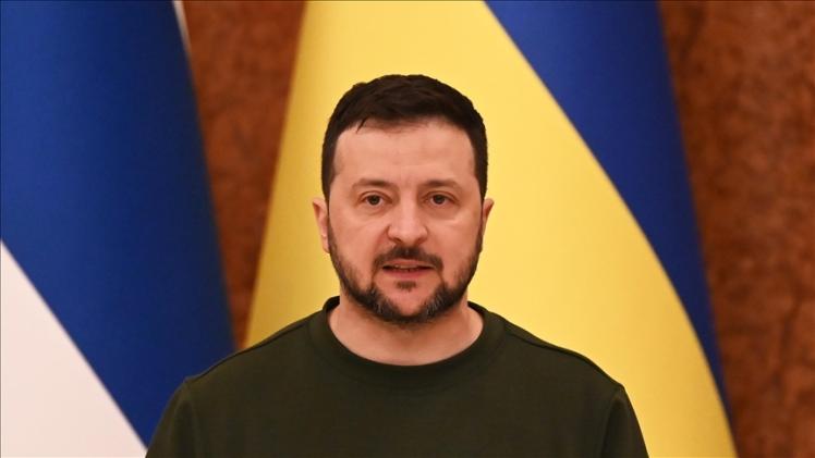 الرئيس الأوكراني فولوديمير زيلينسكي
