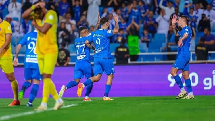 مباراة الهلال والحزم