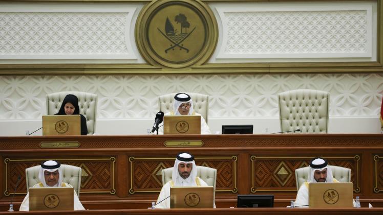 جانب من جلسة مجلس الشورى