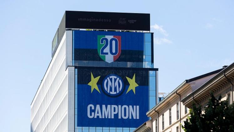 احتفال إنتر ميلان بلقب الدوري الإيطالي