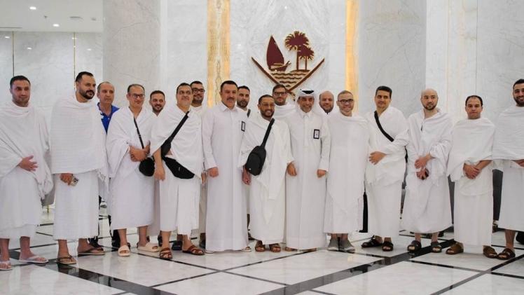 الكوادر الطبية المرافقة لبعثة الحج القطرية