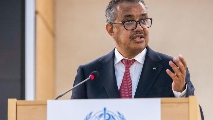 الدكتور تيدروس أدحانوم غيبريسوس مدير عام منظمة الصحة العالمية