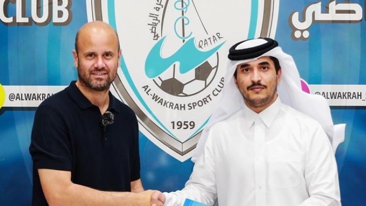 الشيخ عبدالعزيز بن خليفة بن حسن آل ثاني وميغيل أنخيل