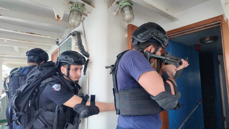 جانب من التمرين المشترك