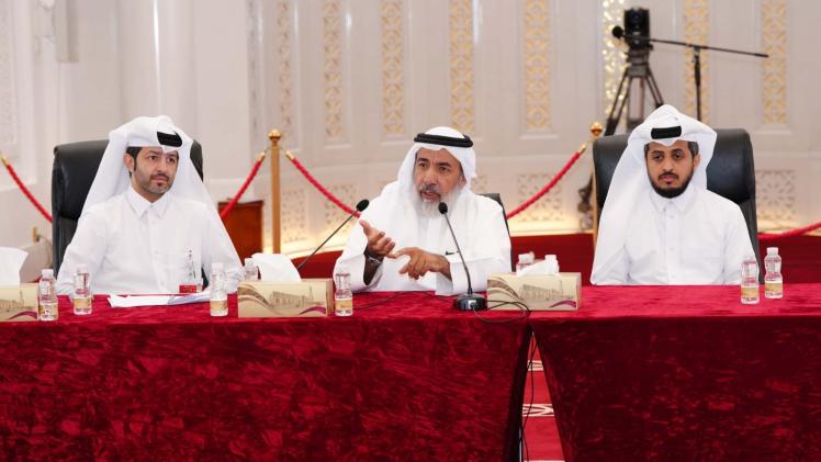 سعادة السيد غانم بن شاهين الغانم وزير الأوقاف والشؤون الإسلامية